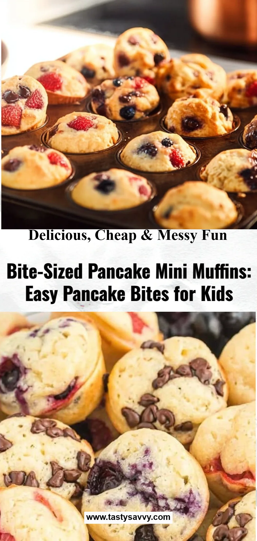 Bite-Sized Pancake Mini Muffins pancake mini muffins Bite-Sized Pancake Mini Muffins