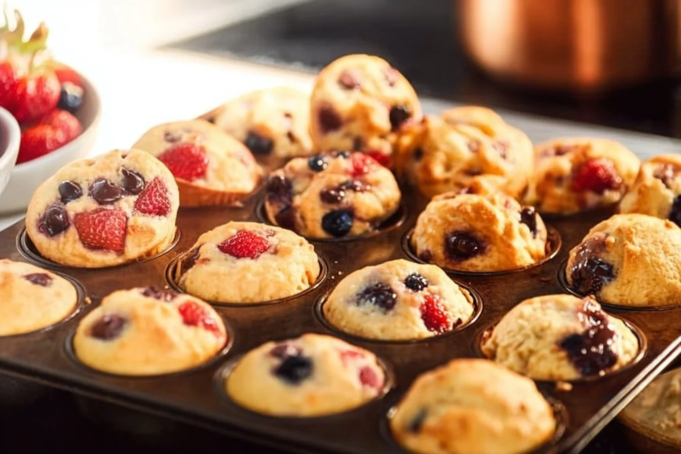 Bite-Sized Pancake Mini Muffins pancake mini muffins Bite-Sized Pancake Mini Muffins