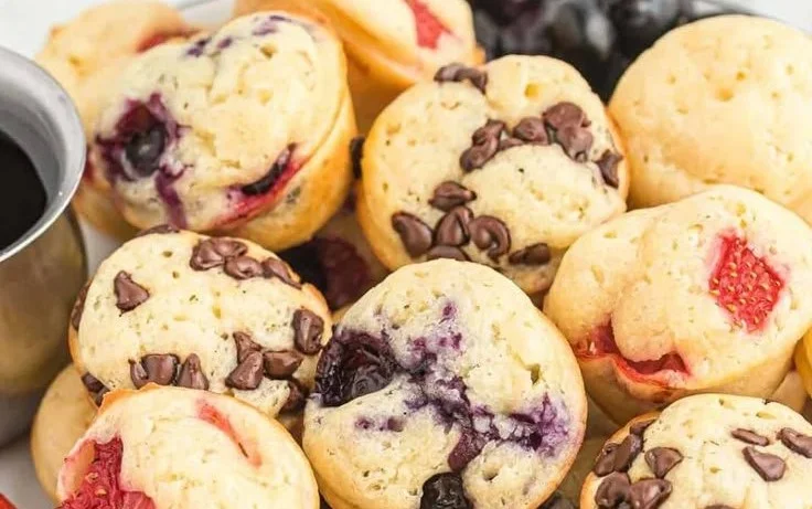 Bite-Sized Pancake Mini Muffins pancake mini muffins Bite-Sized Pancake Mini Muffins