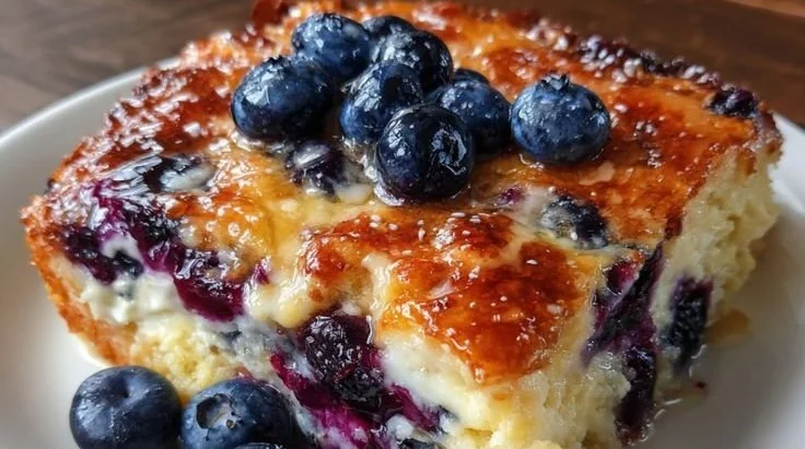 Blueberry Buttermilk Pancake Casserole