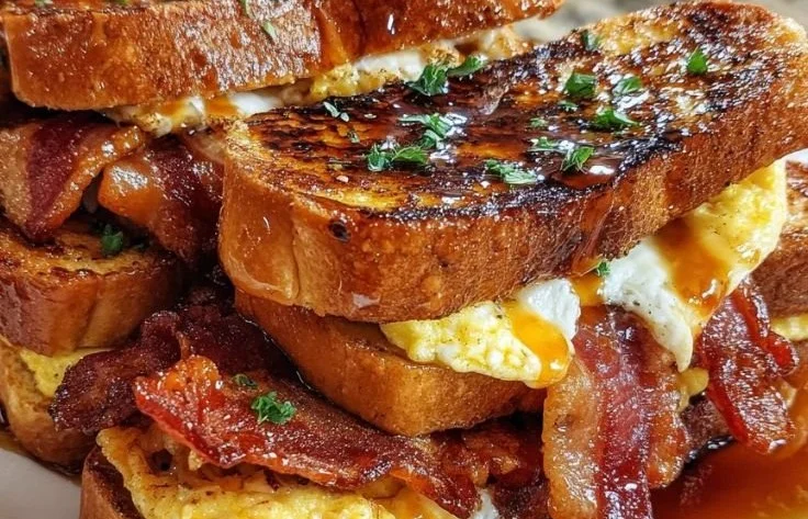 Bourbon Maple Bacon Stuffed Toast Bourbon Maple Bacon Bourbon Maple Bacon Stuffed Toast