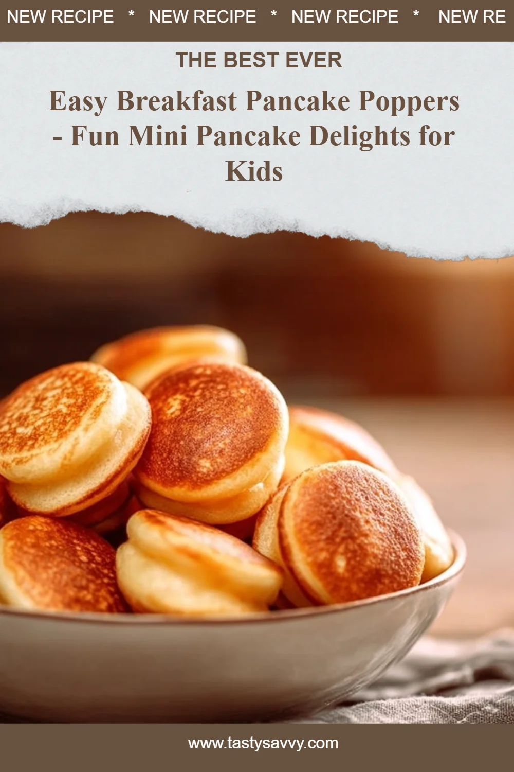 Breakfast Pancake Poppers