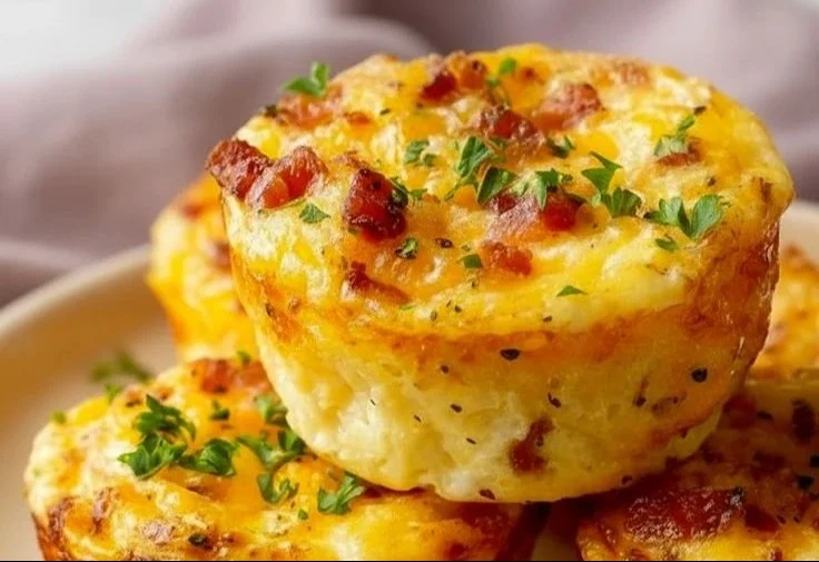Cheesy Muffin Tin Cottage Cheese Egg Bites