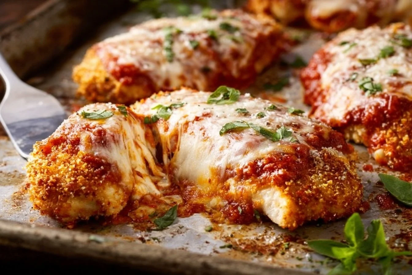Chicken Parmesan Chicken Parmesan Delicious Chicken Parmesan with melted cheese and marinara sauce