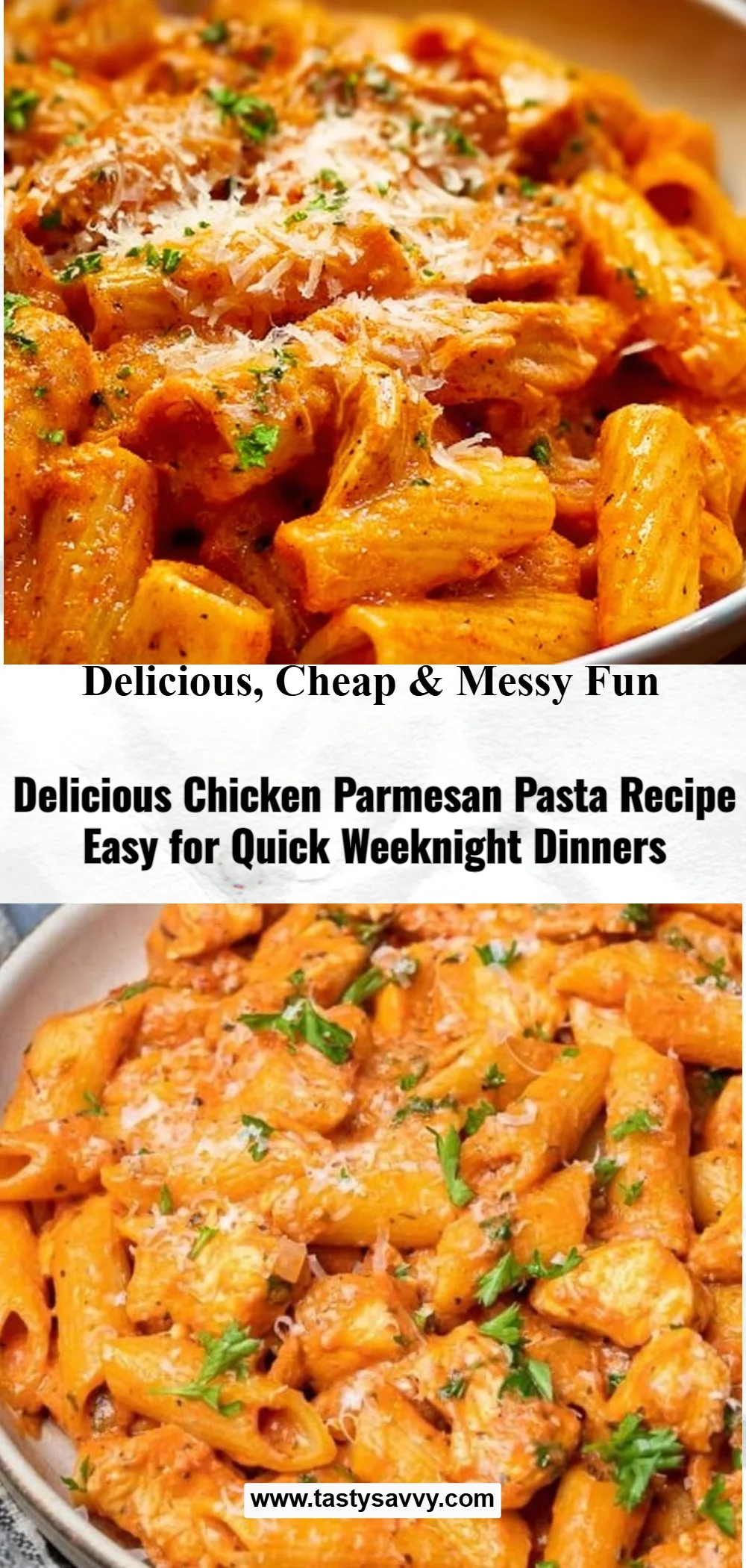 Chicken Parmesan Pasta