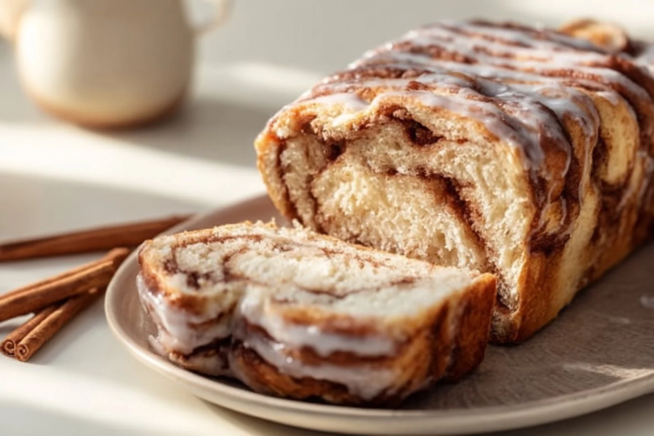 Cinnamon Roll Cottage Cheese Loaf