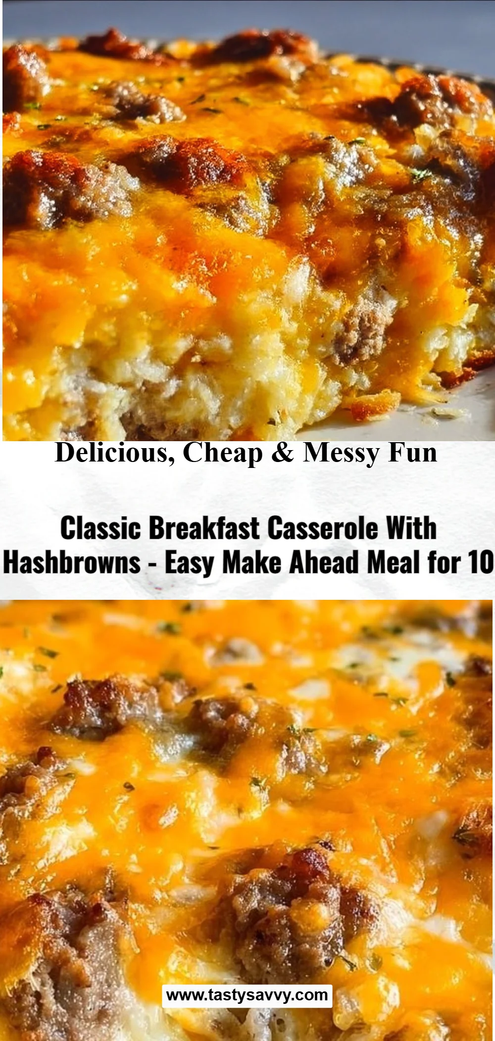 Classic Breakfast Hashbrown Casserole