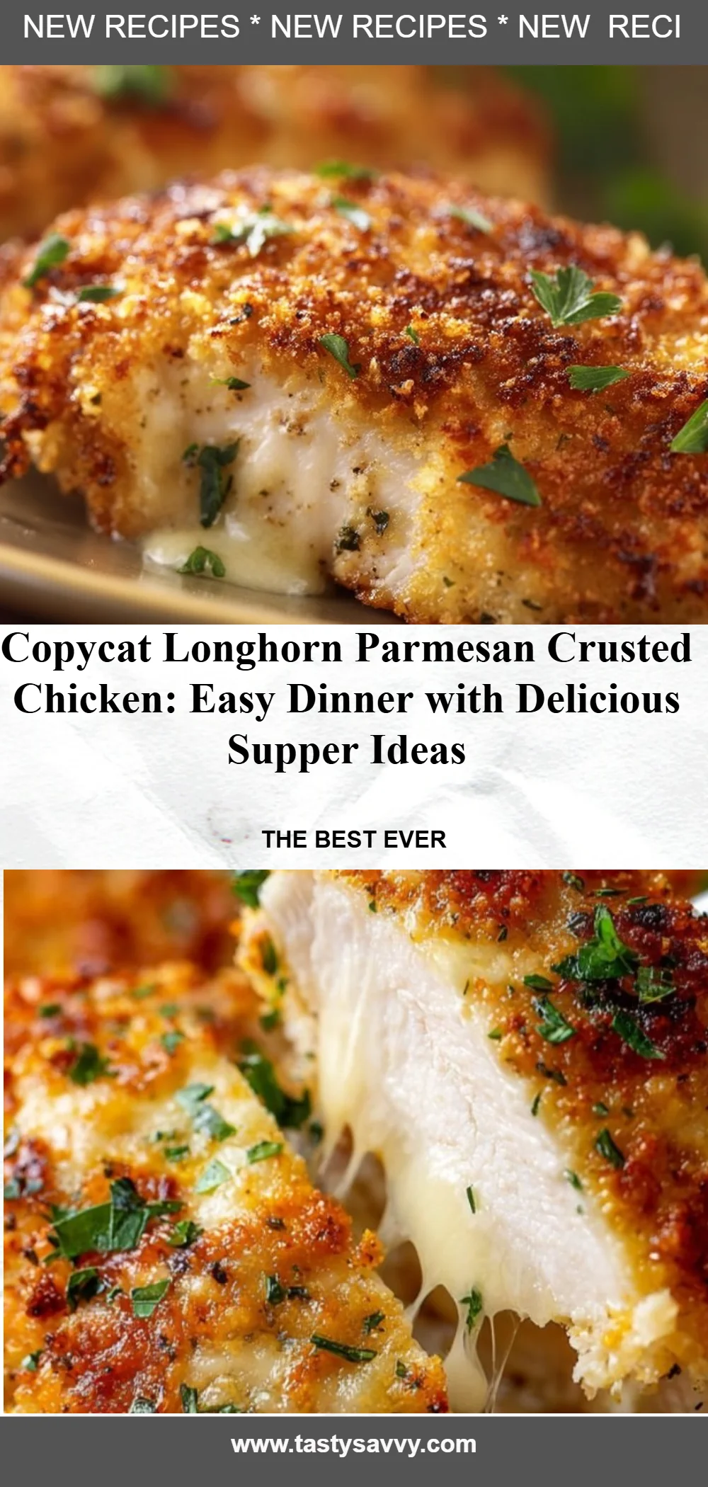 Copycat Longhorn Parmesan Crusted Chicken