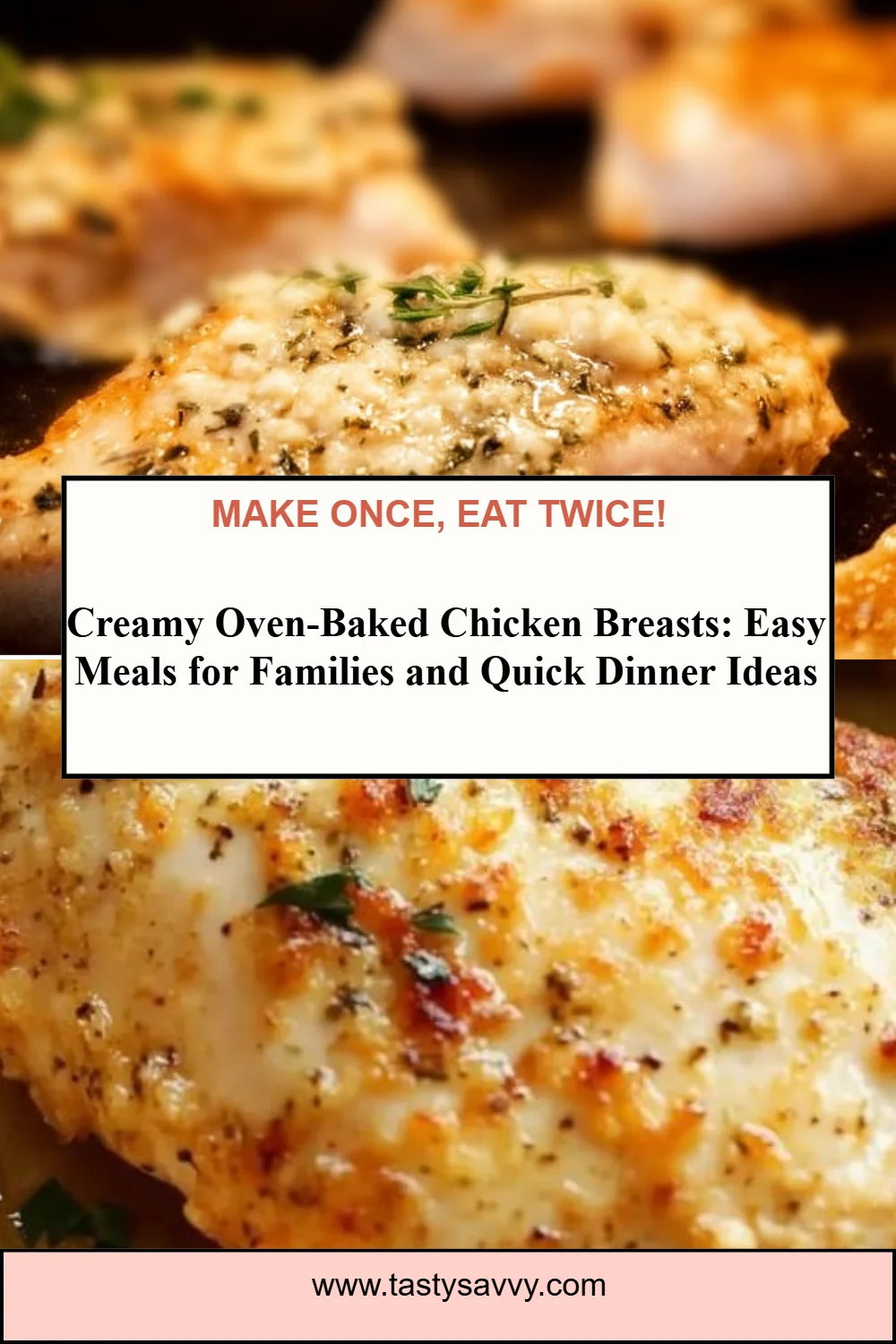 Creamy Oven-Baked Chicken Breasts oven-baked chicken Creamy Oven-Baked Chicken Breasts