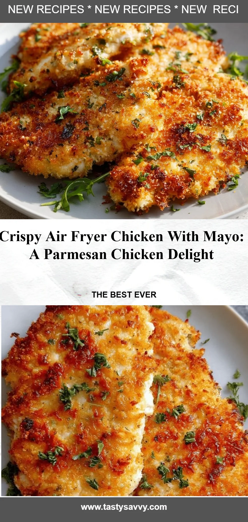 Crispy Air Fryer Parmesan Chicken