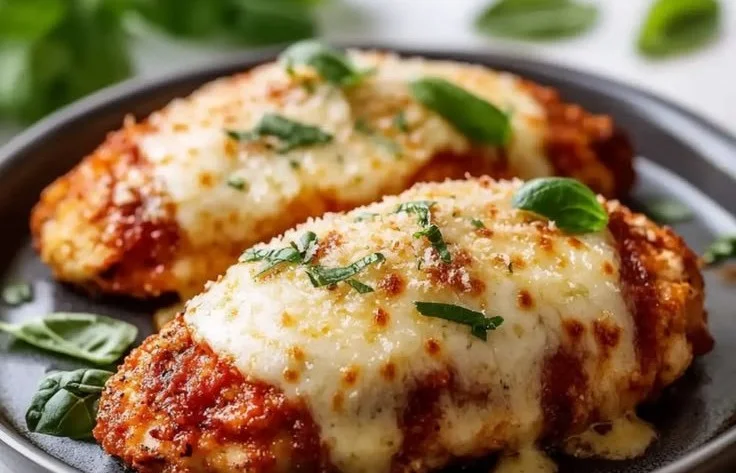 Crispy Baked Chicken Parmesan