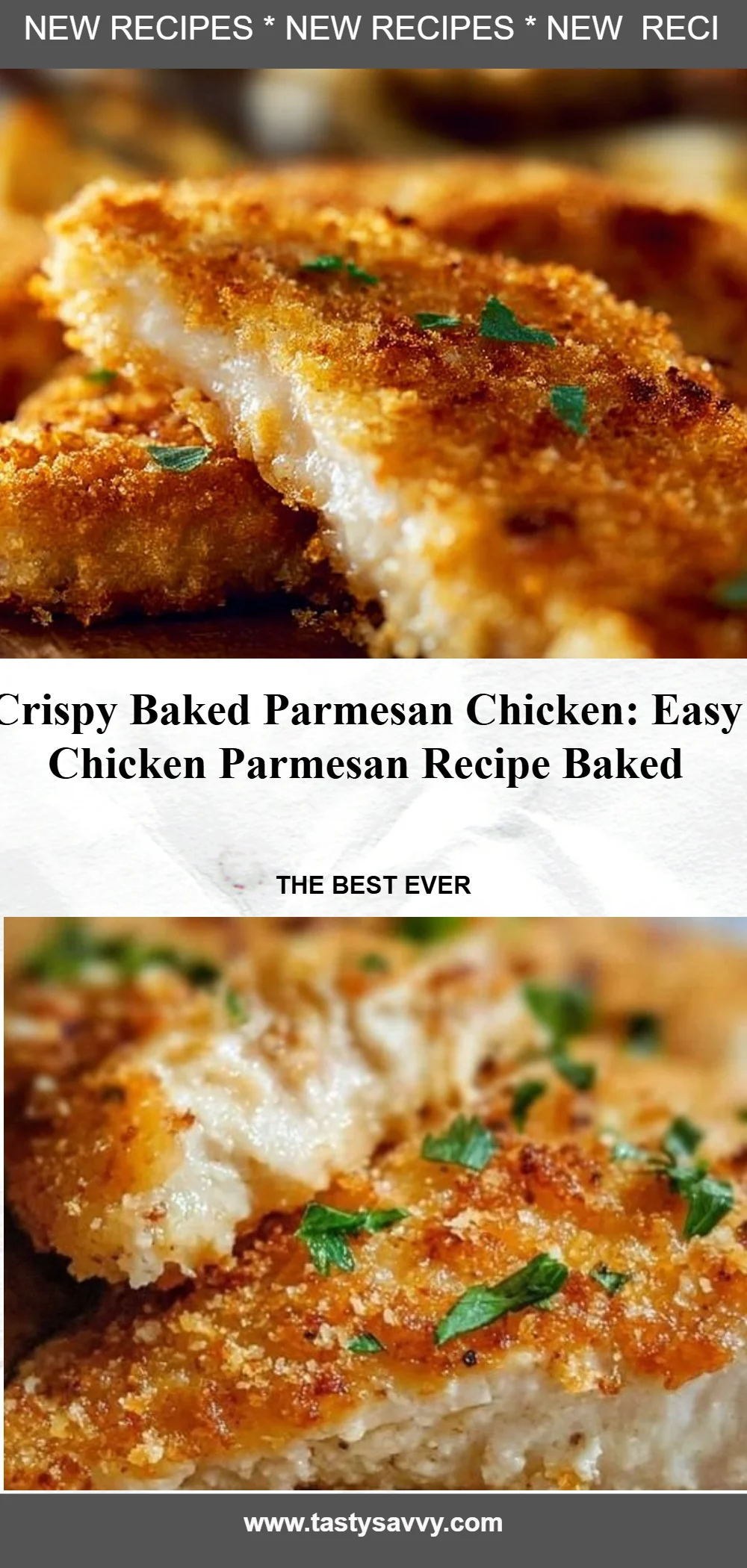 Crispy Baked Parmesan Chicken
