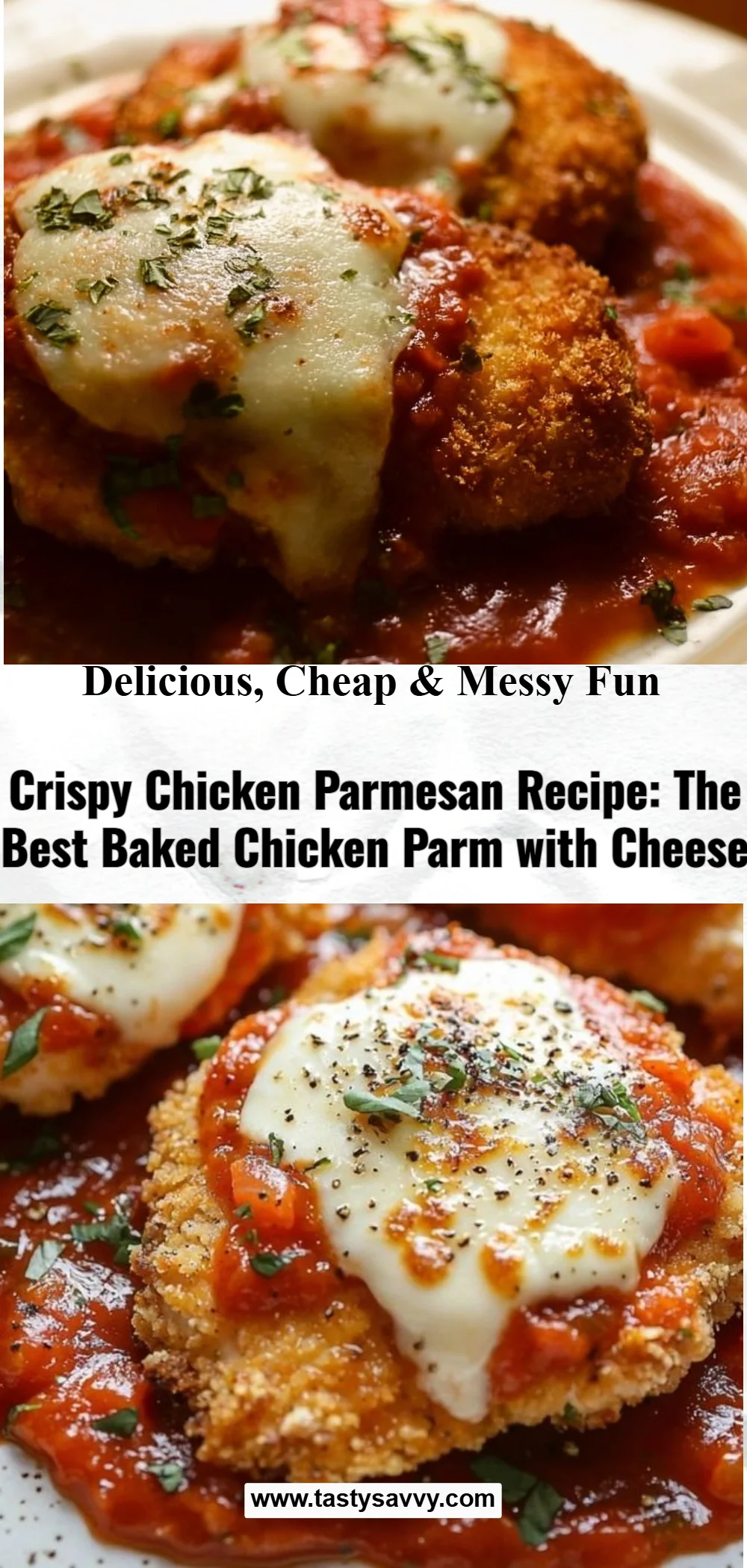 Crispy Chicken Parmesan chicken parmesan Crispy Chicken Parmesan