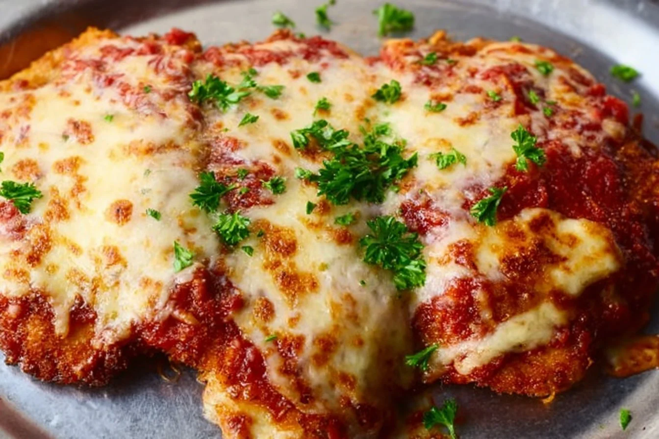 Crispy Chicken Parmigiana