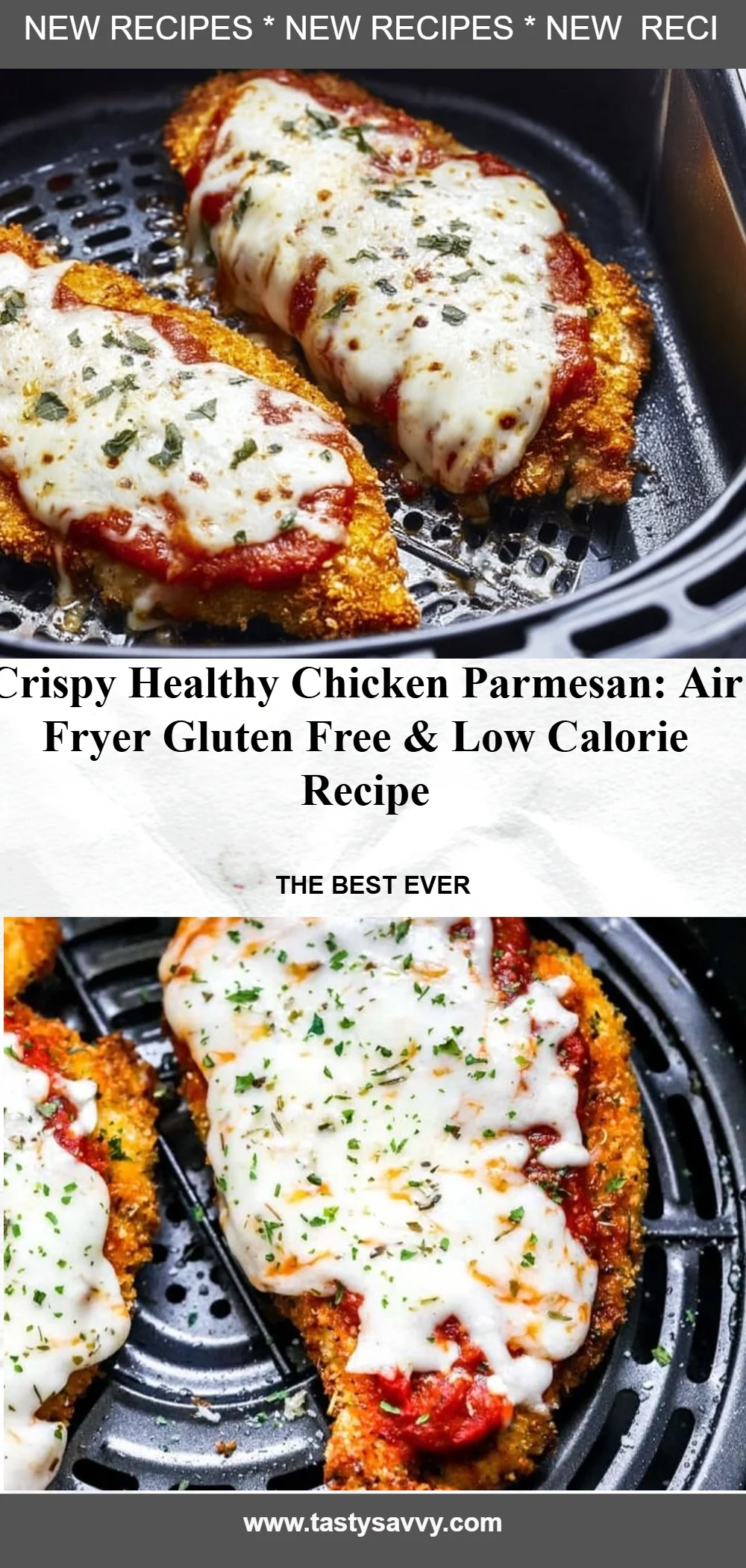 Crispy Healthy Chicken Parmesan