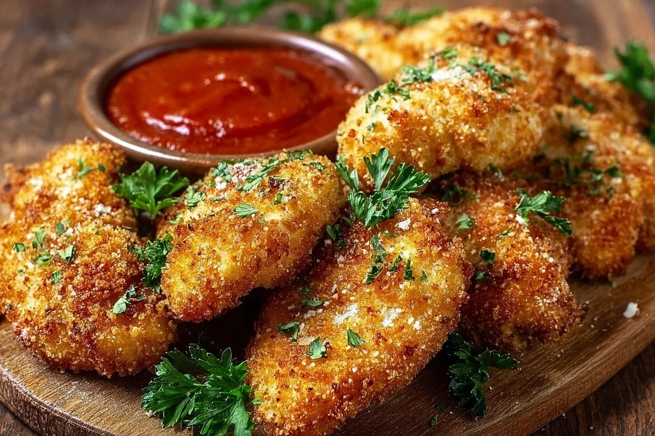 Crispy Parmesan Crusted Chicken Parmesan Crusted Chicken Crispy Parmesan Crusted Chicken