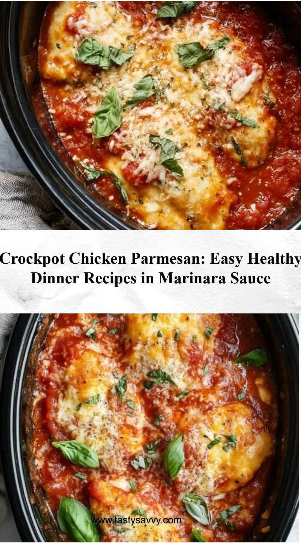 Crockpot Chicken Parmesan