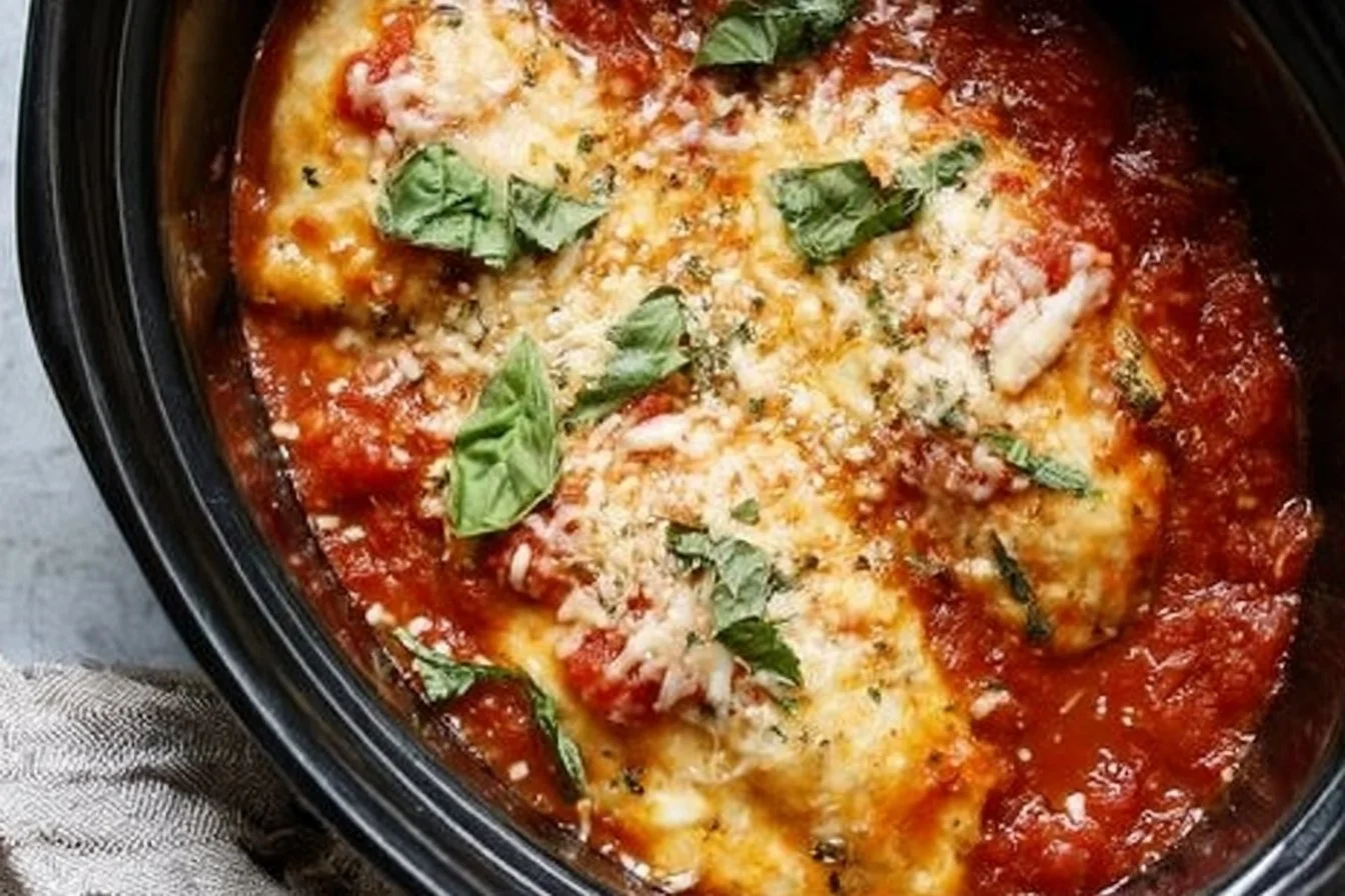 Crockpot Chicken Parmesan