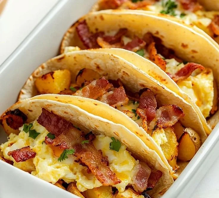 Easy Baked Breakfast Tacos