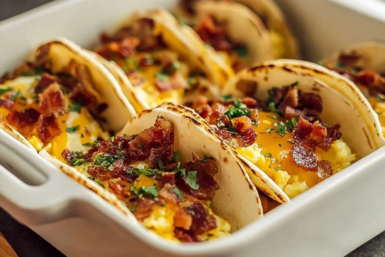 Easy Baked Breakfast Tacos