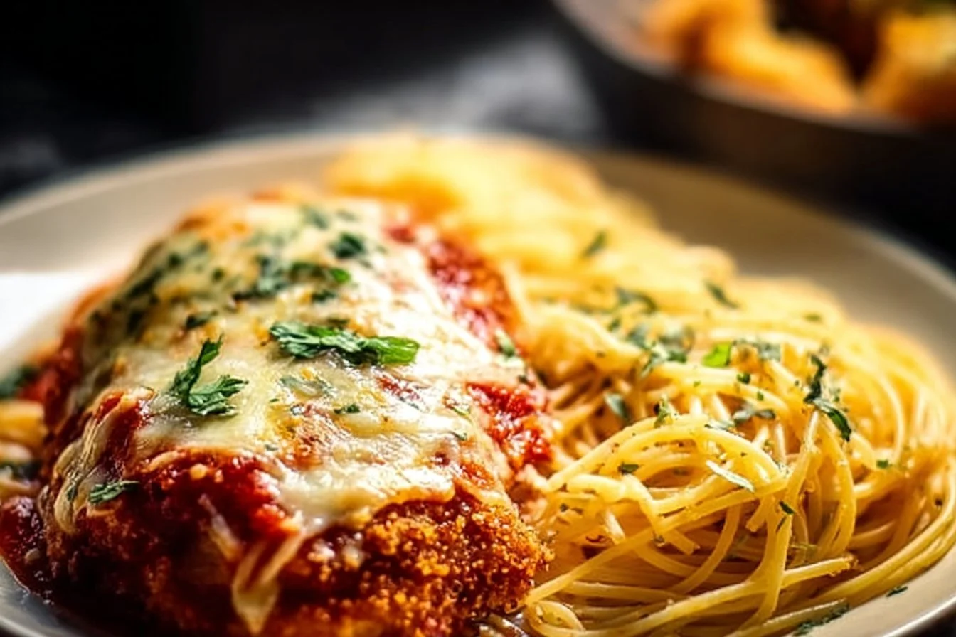 Easy Baked Chicken Parmesan baked chicken parmesan Easy Baked Chicken Parmesan