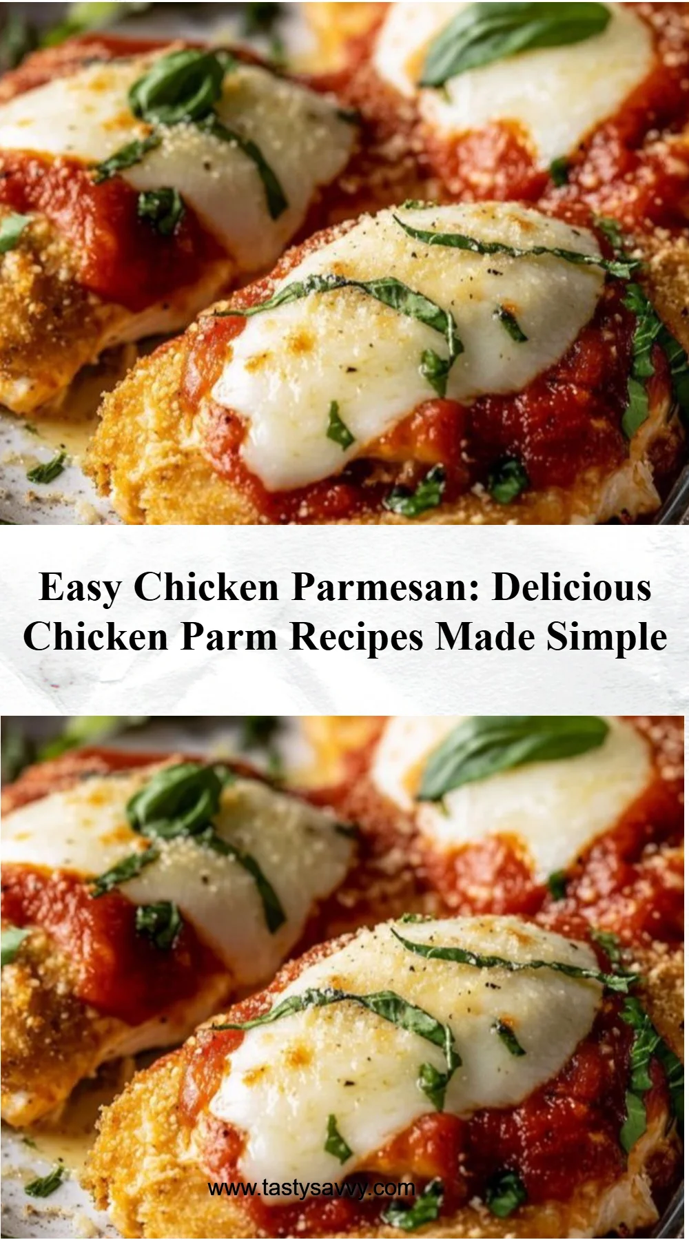 Easy Chicken Parmesan Chicken Parmesan Easy Chicken Parmesan
