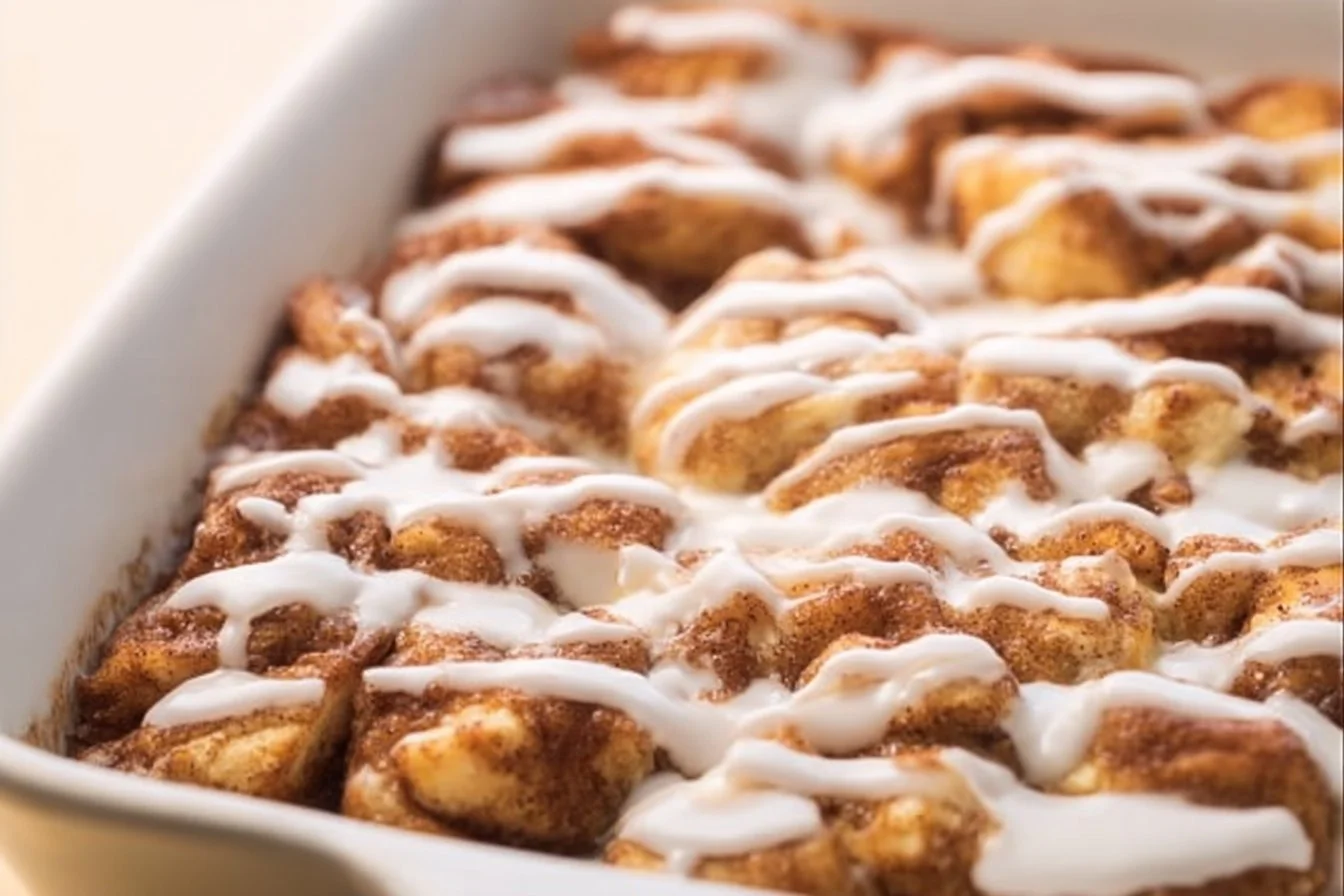 Easy Cinnamon Roll Casserole