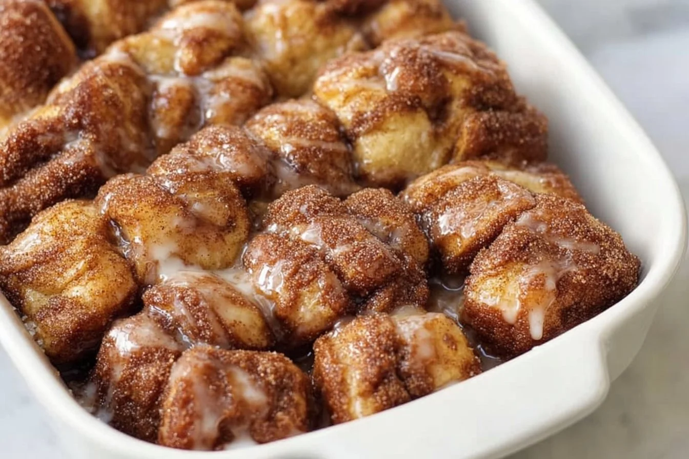 Delicious easy monkey bread baked to golden perfection