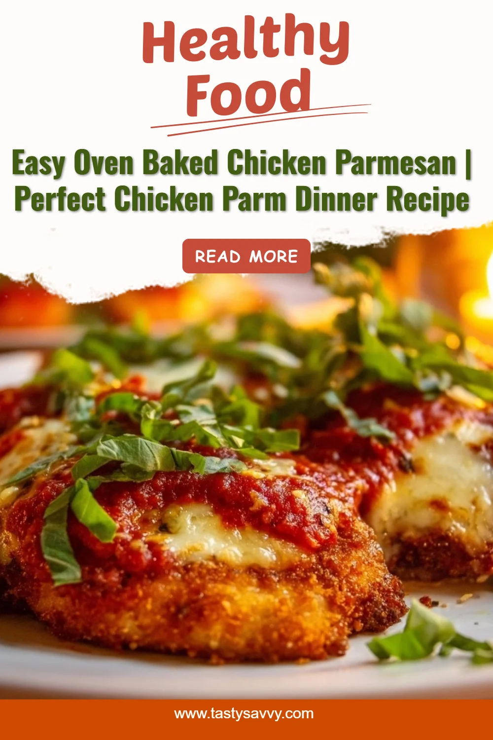 Easy Oven Chicken Parmesan chicken parmesan Easy Oven Chicken Parmesan
