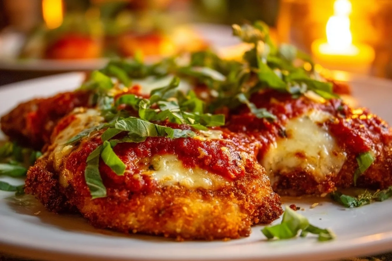 Easy Oven Chicken Parmesan chicken parmesan Easy Oven Chicken Parmesan