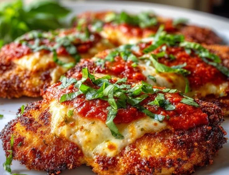 Easy Oven Chicken Parmesan chicken parmesan Easy Oven Chicken Parmesan