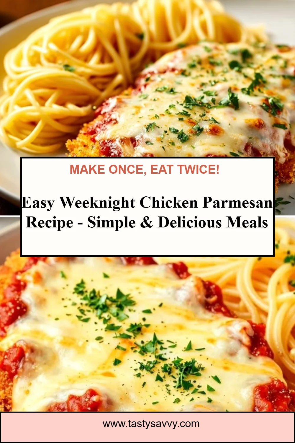 Easy Weeknight Chicken Parmesan chicken parmesan Easy Weeknight Chicken Parmesan