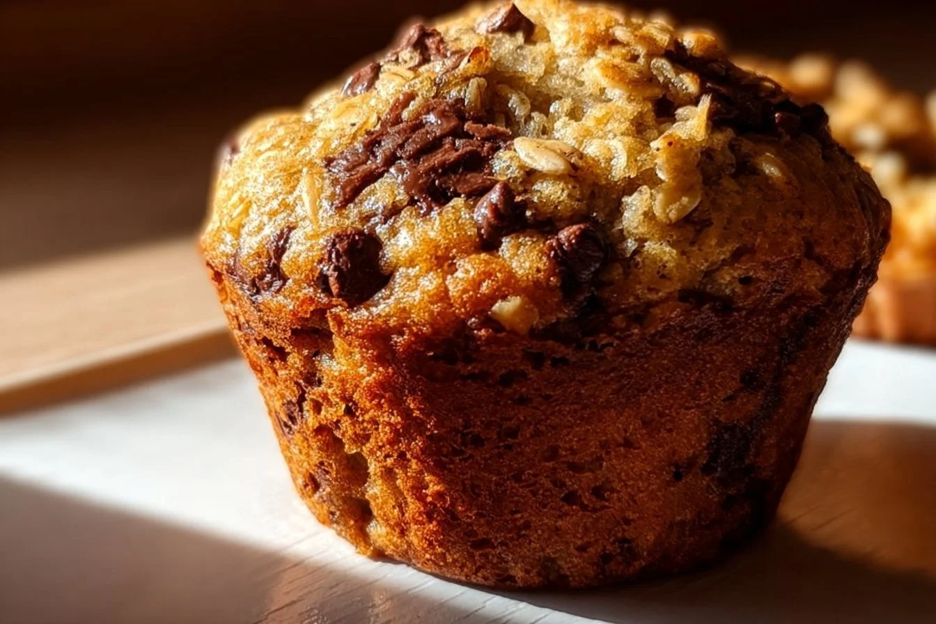 Fearless 3-Day Oatmeal Chocolate Chip Breakfast Muffins