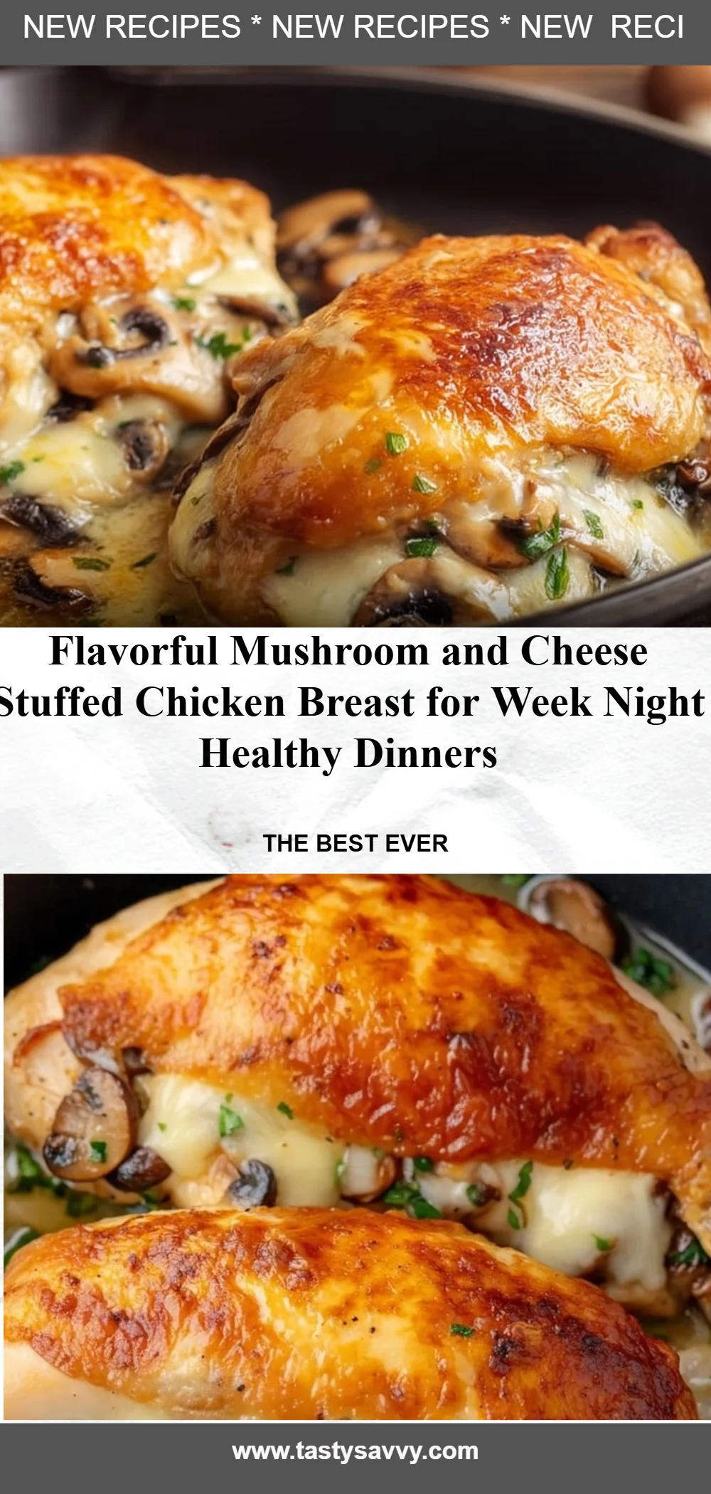 Flavorful Mushroom Stuffed Chicken Breast mushroom stuffed chicken Flavorful Mushroom Stuffed Chicken Breast