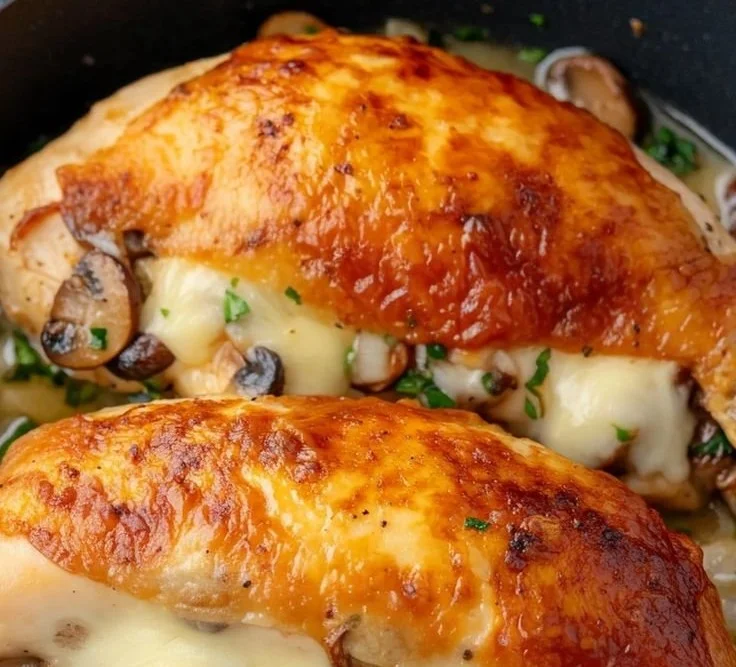 Flavorful Mushroom Stuffed Chicken Breast mushroom stuffed chicken Flavorful Mushroom Stuffed Chicken Breast