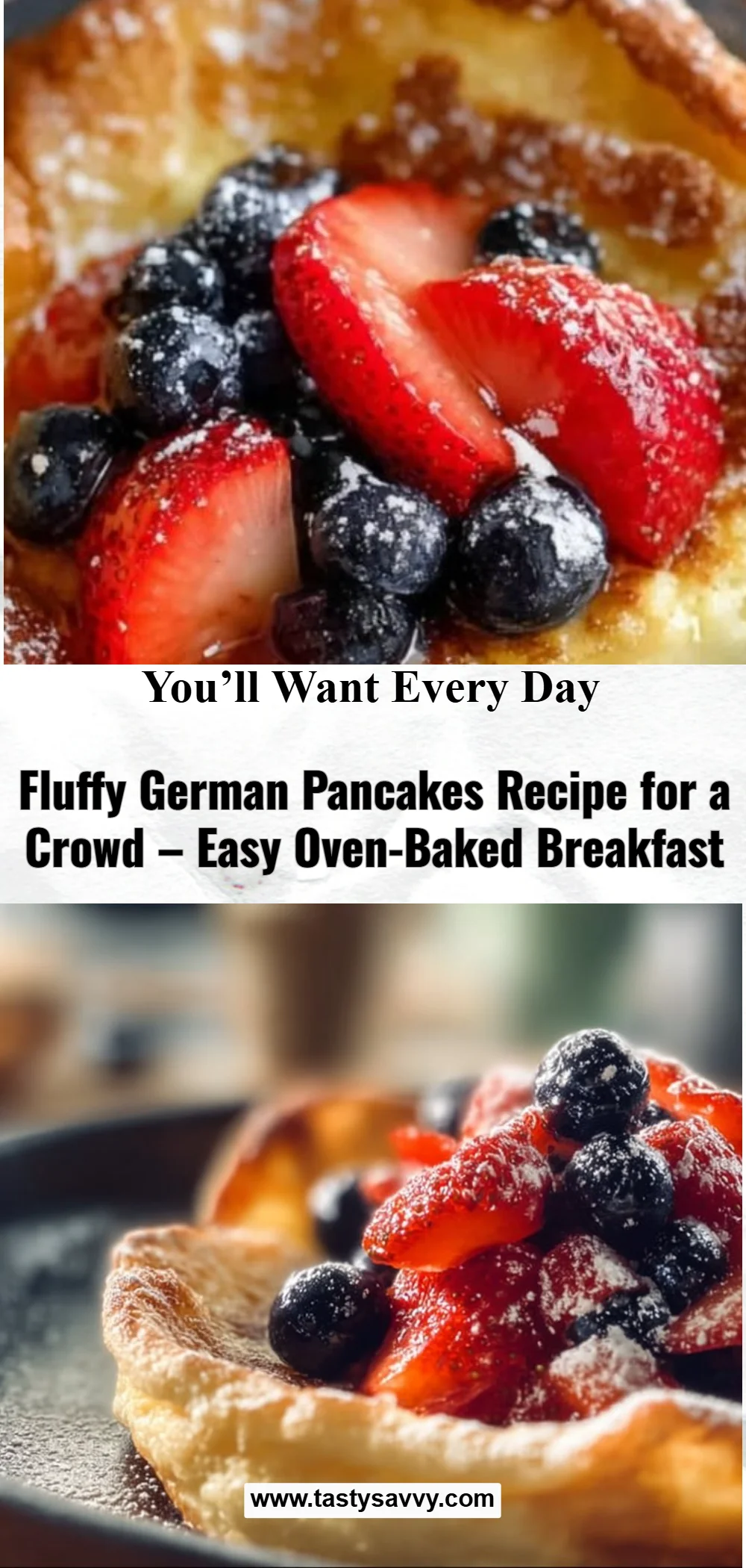 Fluffy German Pancakes