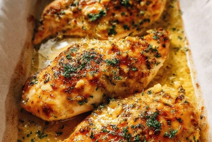 Garlic Butter Baked Chicken Breast baked chicken Garlic Butter Baked Chicken Breast