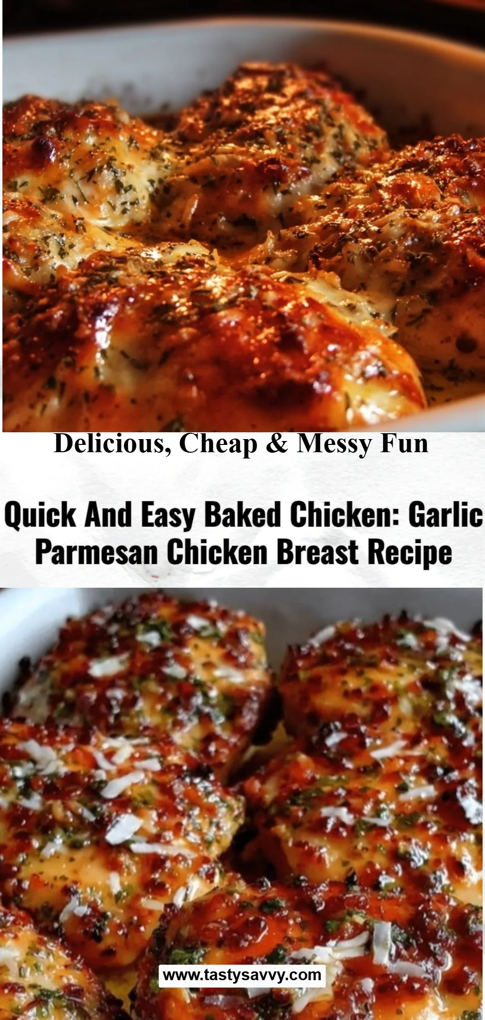 Garlic Parmesan Chicken Bake Garlic Parmesan Chicken Garlic Parmesan Chicken Bake