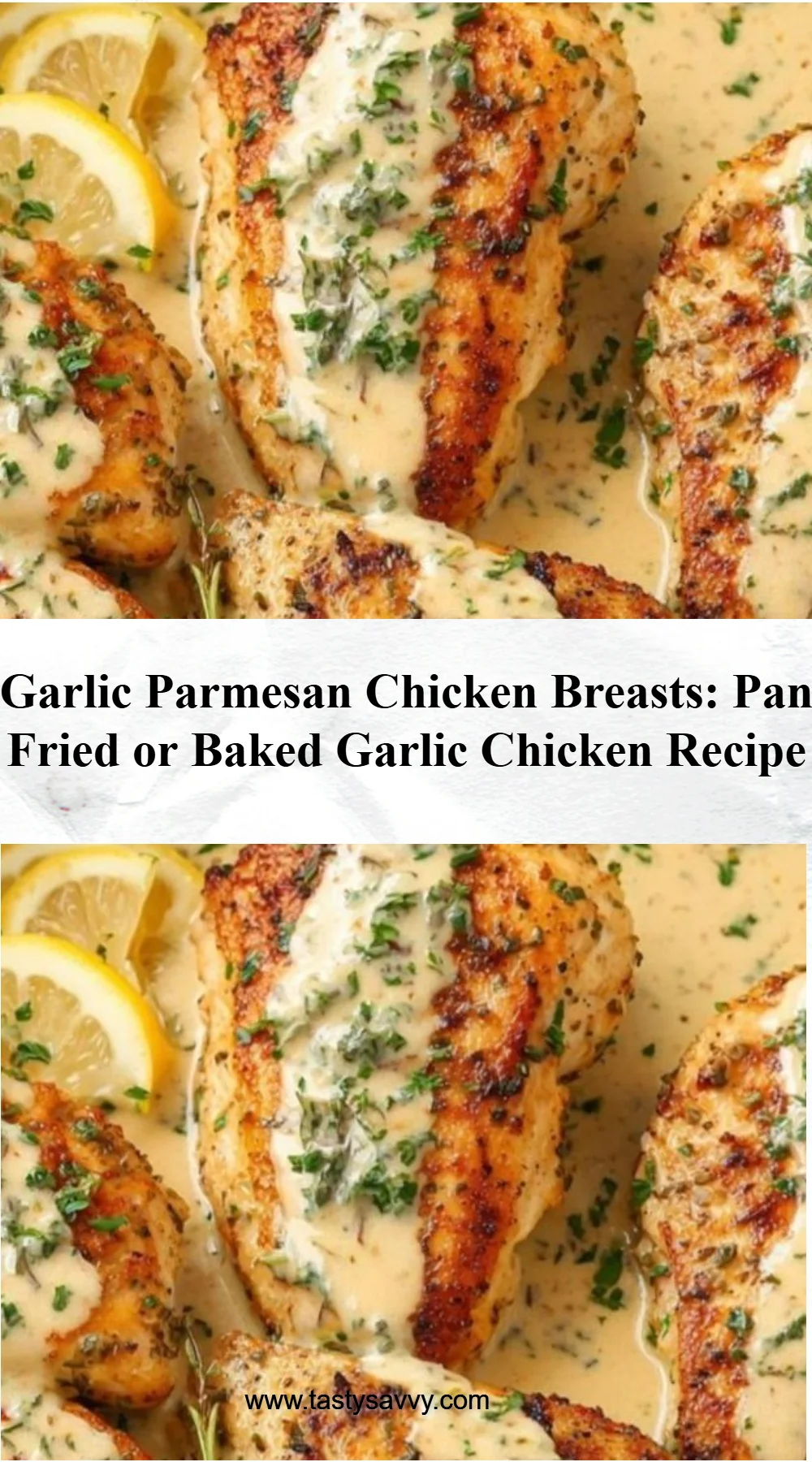 Garlic Parmesan Chicken Breasts