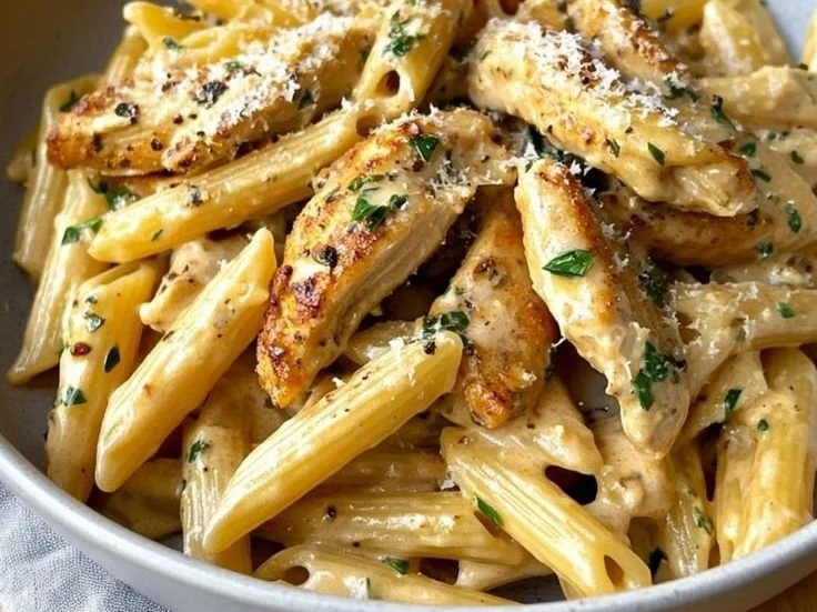 Garlic Parmesan Chicken Pasta