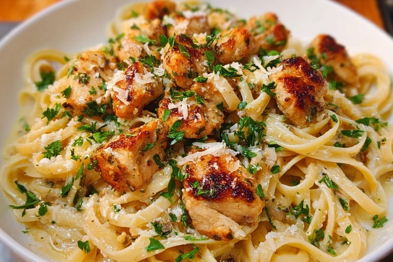 Garlic Parmesan Chicken Pasta
