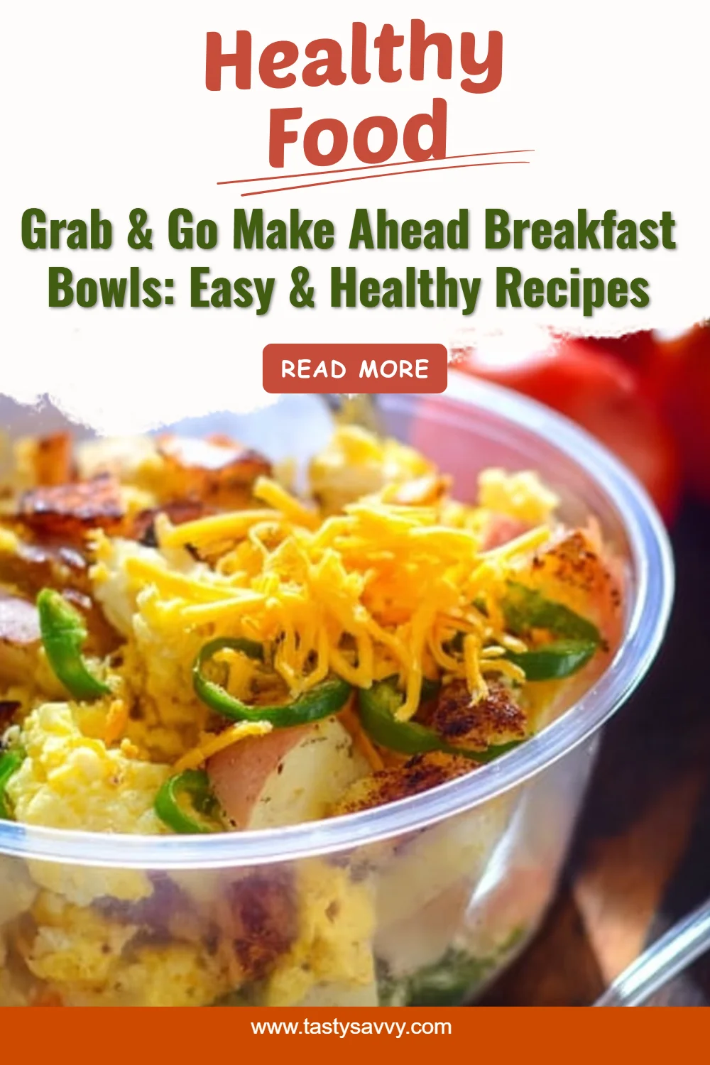 Grab & Go Make Ahead Breakfast Bowls breakfast bowls Grab & Go Make Ahead Breakfast Bowls