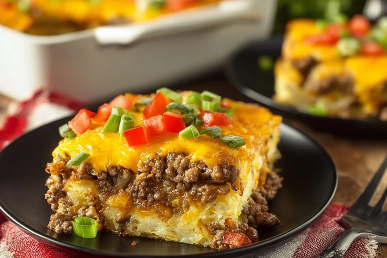 Hashbrown Breakfast Casserole hashbrown casserole Delicious hashbrown breakfast casserole baked until golden brown and cheesy