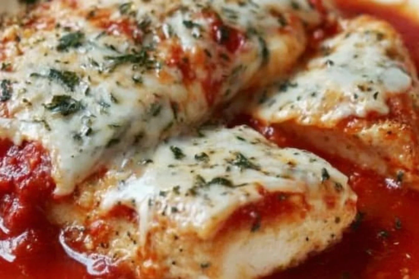 Healthier Chicken Parmesan chicken parmesan Healthier Chicken Parmesan