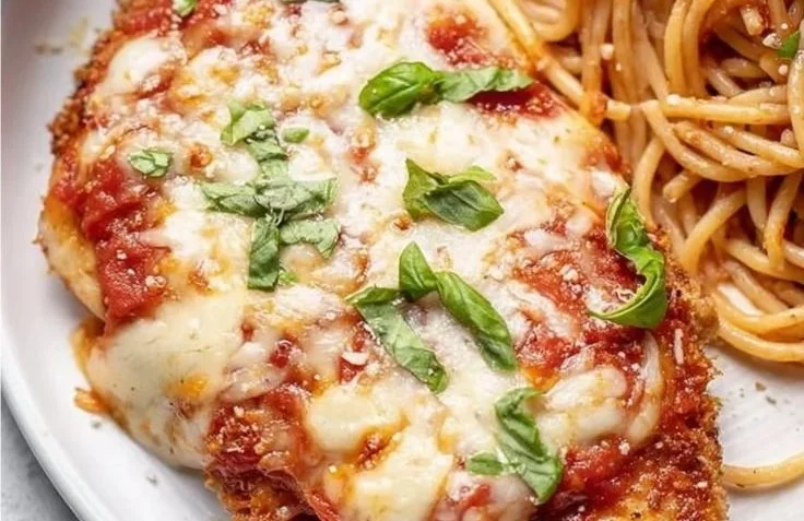 Healthy Baked Chicken Parmesan baked chicken parmesan Healthy Baked Chicken Parmesan
