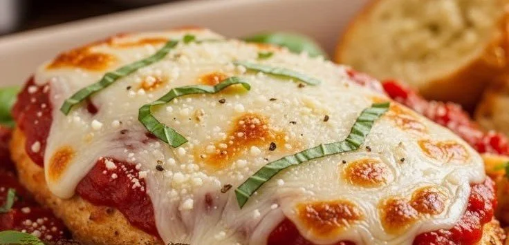 Healthy Baked Chicken Parmesan
