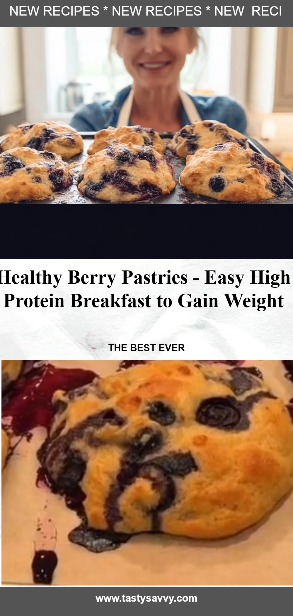 Healthy Berry Pastries