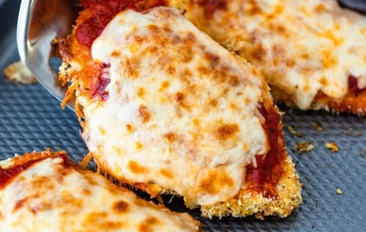 Healthy Oven Baked Chicken Parmesan