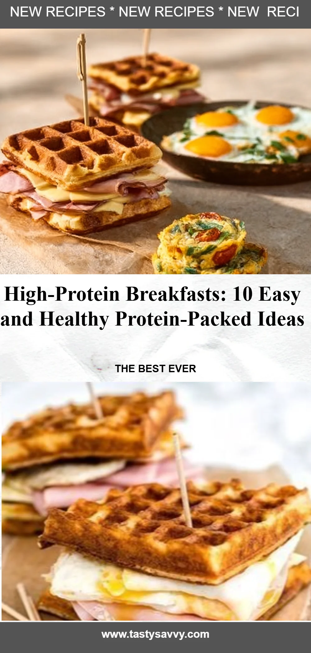 High-Protein Breakfasts using Eggs and More