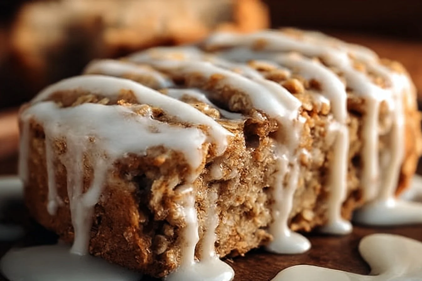 High-Protein Cinnamon Roll Baked Oatmeal